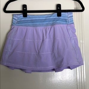 Light purple Lululemon Skirt. Size 4 reg